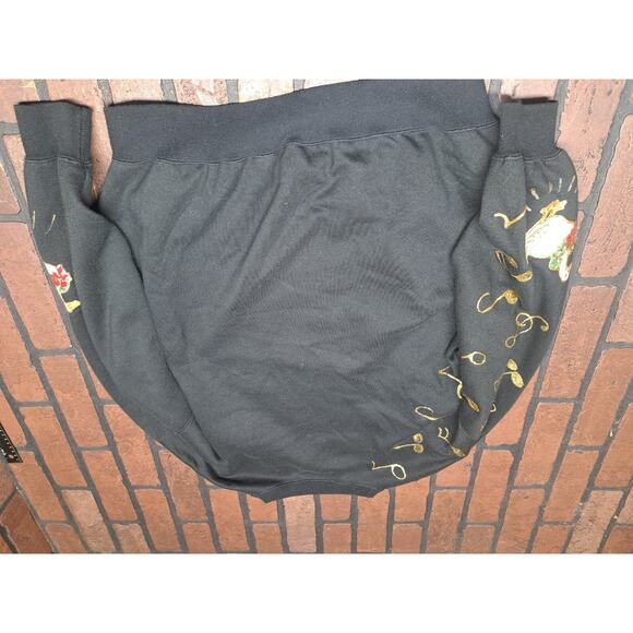 Ugly Christmas Sweater Women Sz M Black Geese Ducks - Picture 5 of 5